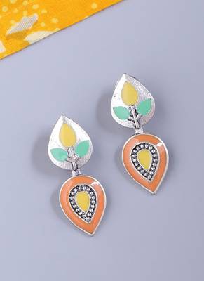 Bagh E Fiza Floral Design Earrings 1