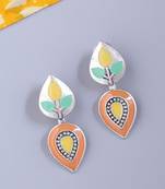 Bagh E Fiza Floral Design Earrings