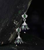 Mehrunisa Gem Adorned Drop Earrings