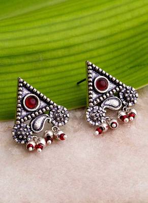 Abhira Triangle Stud Earrings 1