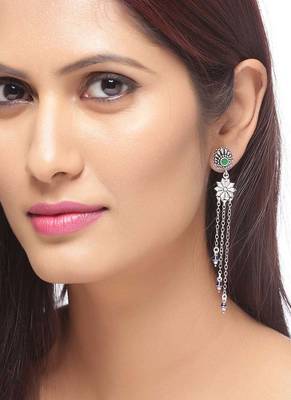 Mehrunisa Tassels Drop Earrings 2