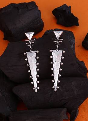 Baigani Triangles Drop Earrings 1