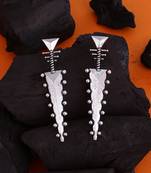 Baigani Triangles Drop Earrings