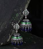 Mehrunisa Lightly Embellished Jhumka Earrings