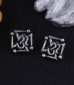 Aarambh Om-Swastika Ear Studs