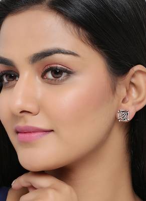 Aarambh Om-Swastika Ear Studs 2