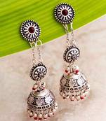 Abhira Layered Jhumka Drop Earrings