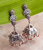 Abhira Paisley Motifs Embossed Earrings