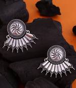 Baigani Antique Inspired Stud Earrings