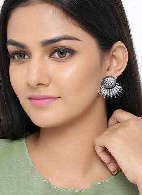 Baigani Antique Inspired Stud Earrings 2