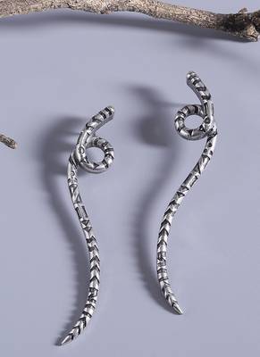 Aztec Bar Serpent Inspired Earrings 1