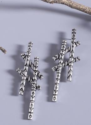 Aztec Bar Hashtag Earrings 1