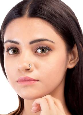 Moksh Ext Floral Nose Ring 2