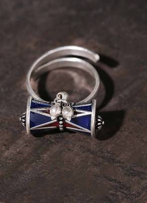 Moksha Damru Adjustable Ring 1