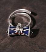 Moksha Damru Adjustable Ring