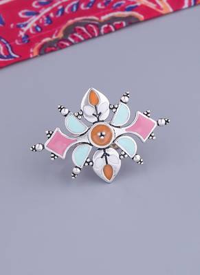 Bagh E Fiza Enamel Embellished Ring 1