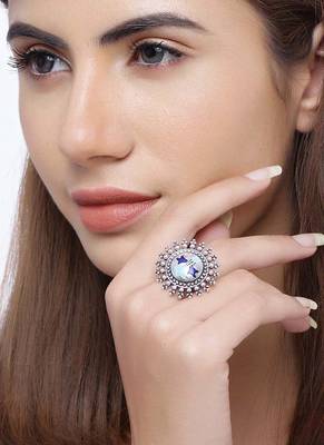 Bagh E Fiza Floral Motif Ring 2