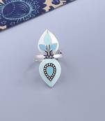 Bagh E Fiza Leaves Drop Ring