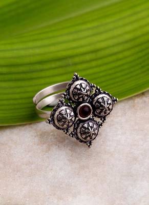 Abhira Rangoli Inspired Statement Ring 1