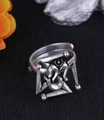 Aarambh Om-Swastika Ring