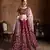 Pink Embroidered Silk Semi Stitched Lehenga With Dupatta