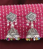 Shimmering Multicolor Stylish Jhumki Earrings
