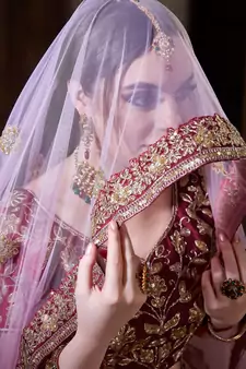 Pink Embroidered Silk Semi Stitched Lehenga With Dupatta