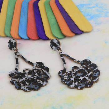 Attractive Wooden Light Weight Earrings For Girls And Women. 4