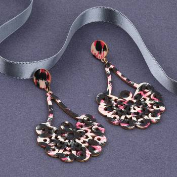 Exclusive Wooden Earrings Long Dangler Light Weight For Girls And Women. 1
