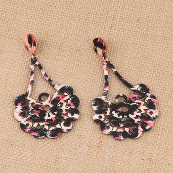 Exclusive Wooden Earrings Long Dangler Light Weight For Girls And Women. 2