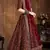 Maroon Art Silk Golden Sequin Work Lehenga Choli Set