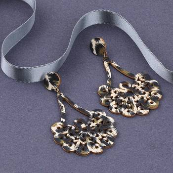 Beautiful Stylish Wooden Light Weight Dangler Earrings For Girls And Women. 1