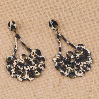 Beautiful Stylish Wooden Light Weight Dangler Earrings For Girls And Women. 2