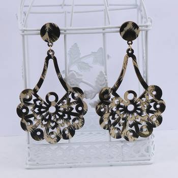 Beautiful Stylish Wooden Light Weight Dangler Earrings For Girls And Women. 3
