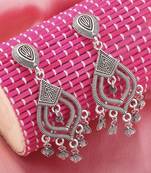 Charming Silver Multi Dangle Drop Earrings