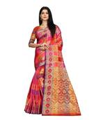 Women   s EriSilk Designer Saree with Patola Design
