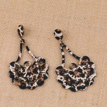 Antique Natural  Wooden Dangler Earrings For Girls And Women. 2