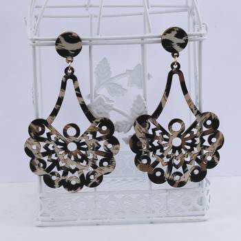 Antique Natural  Wooden Dangler Earrings For Girls And Women. 3