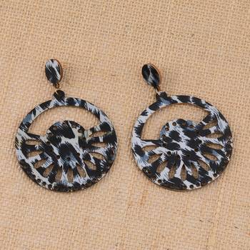 Party Wear Natural    Wooden Earring For Perfect And Different Look For Women 2