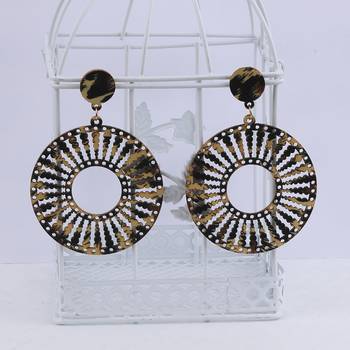 Designer  Wooden Light Weight Dangler Wooden Earrings For Girls And Women 3