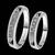 Silverplated Elegant Love  Solitaire His And Her Adjustable Proposal Diamond Couple Ring For Men And Women Jewellery