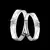 Silverplated Fashionista Solitaire  His And Her Adjustable Proposal Couple Ring For Men And Women Jewellery