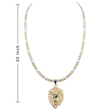 Silverplated Attractive Classic Chain With Lion Pendant For Men And Boy Jewellery 4