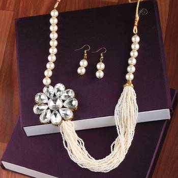 Exclusive Traditional Multi Layer Pearl Mala Set For Women And Girls 1