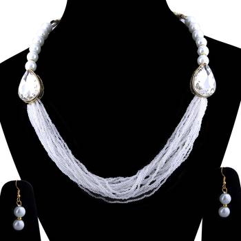 Exclusive Designer Traditional Multi Layer Pearl Mala Set For Women And Girls 2