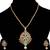 Royal Goldplated Traditional Necklace Pendant  Set  For Women Jewellery