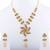 Goldplated Traditional Golden Diamond Necklace Set  For Women Jewellery
