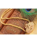 Beautiful Cz White Peacock Designer Chain