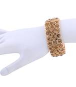 Attractive Gold Plated Free Size Bracelet For Girls Women