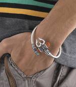 Adjustable  Trishul Damroo Rudraksha Bahubali Kada Bracelet Mahakal For Men Boys Girls